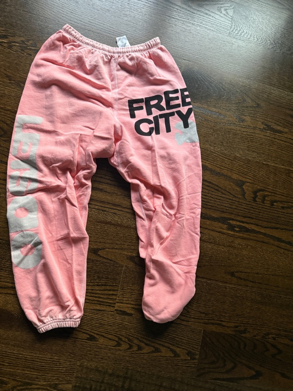 freecity Pink Logo Track Joggers